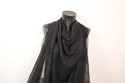 Tissu crêpon - noir - photo 4/4 | So Tissus
