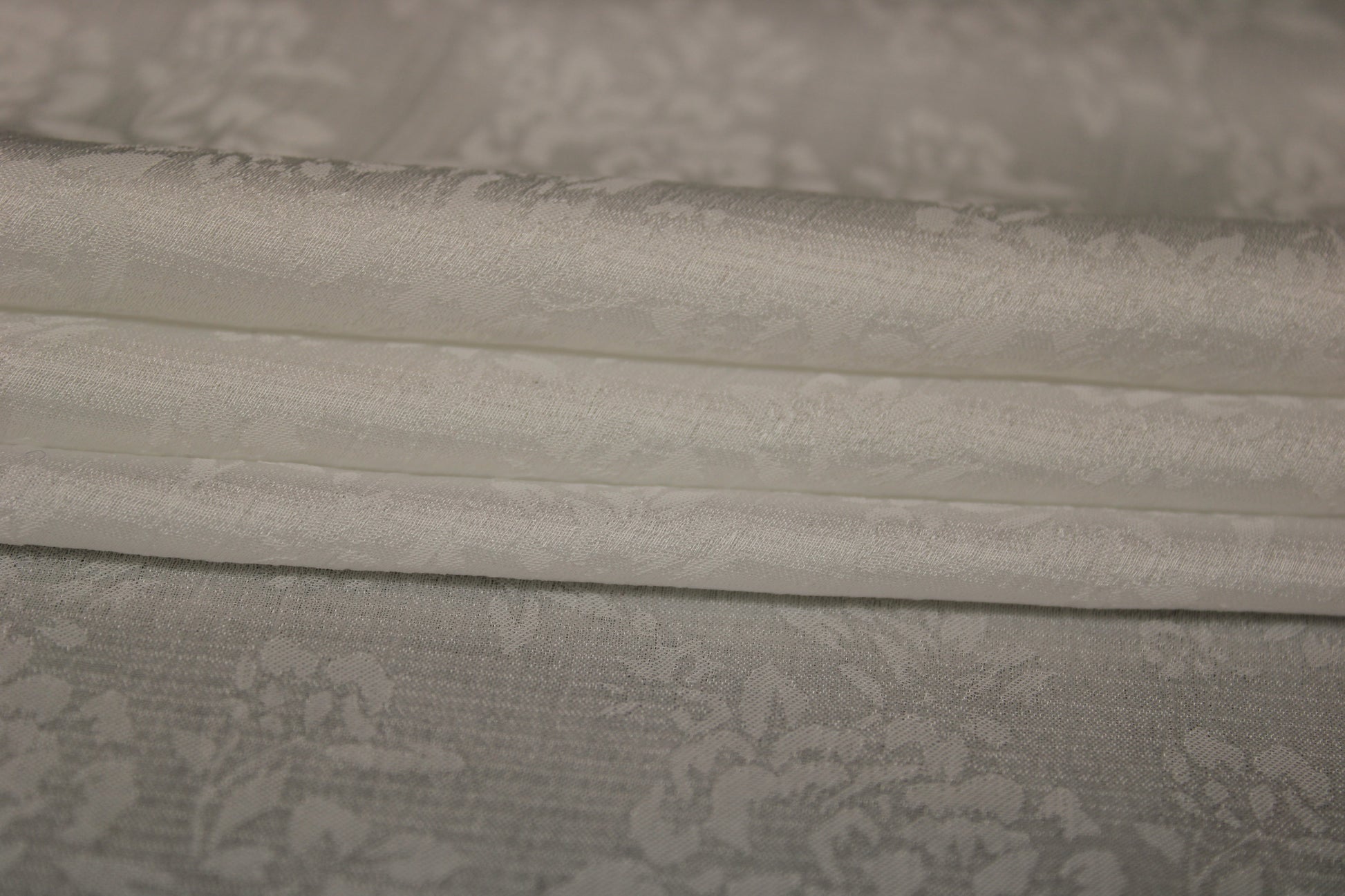 Tissu jacquard fluide- imprimé fleuri - blanc - photo 2/4 | So Tissus