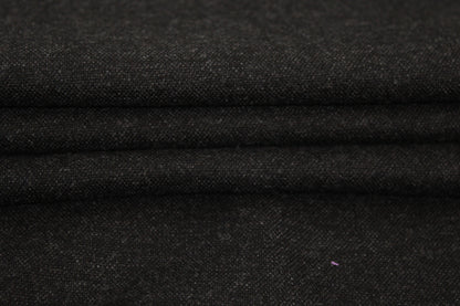 Tissu flanelle de laine - gris anthracite - photo 2/4 | So Tissus