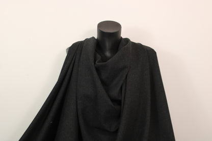 Tissu flanelle de laine - gris anthracite - photo 4/4 | So Tissus