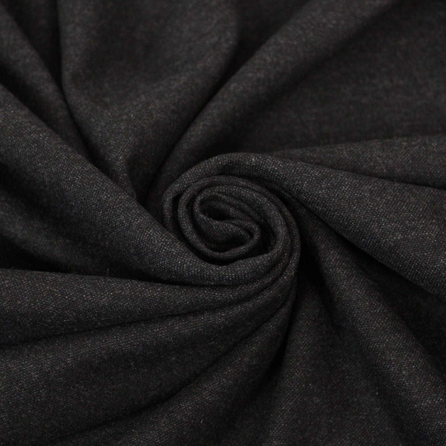 Tissu flanelle de laine - gris anthracite - photo 1/4 | So Tissus