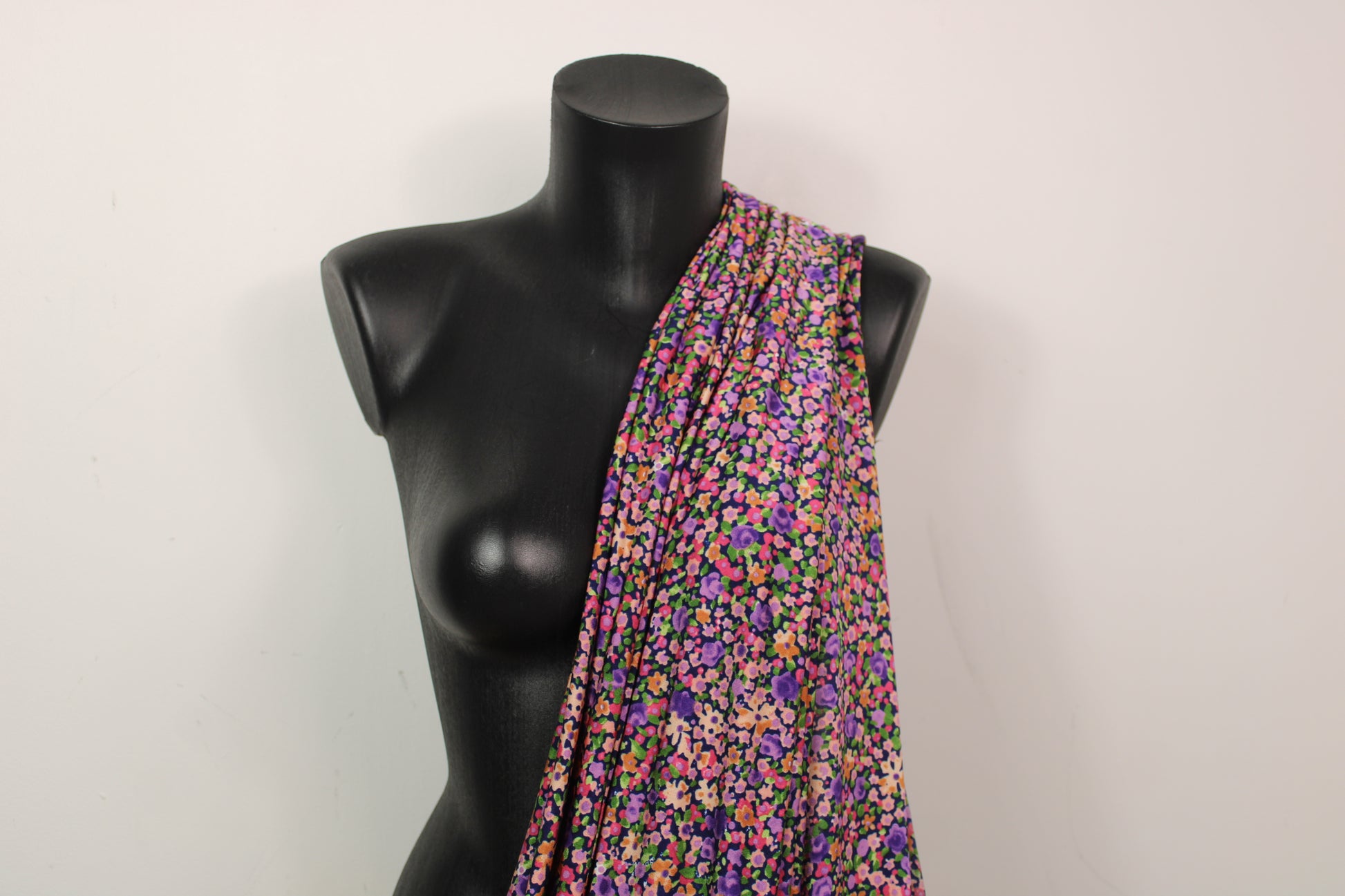 Tissu maille maillot de bain - imprimé fleuri - multicolore - photo 3/4 | So Tissus