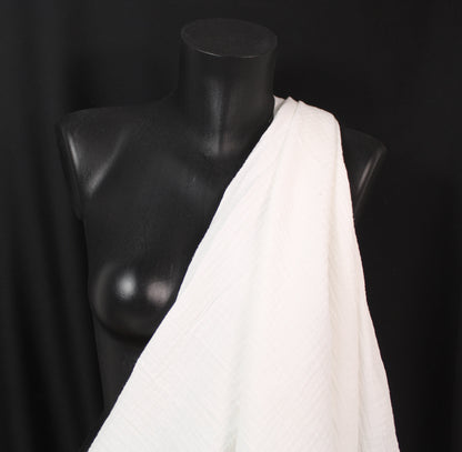 Gaze de coton - blanc - photo 3/4 | So Tissus