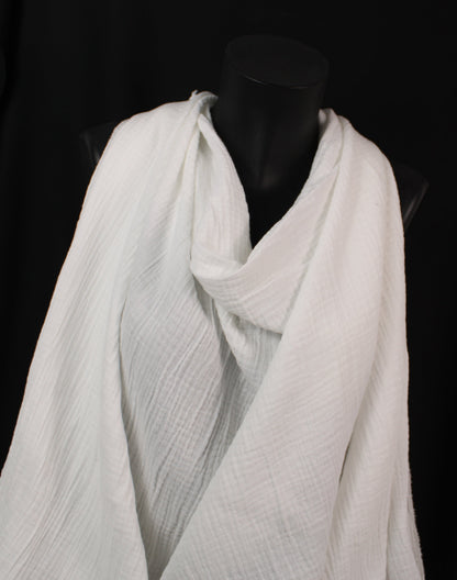 Gaze de coton - blanc - photo 4/4 | So Tissus