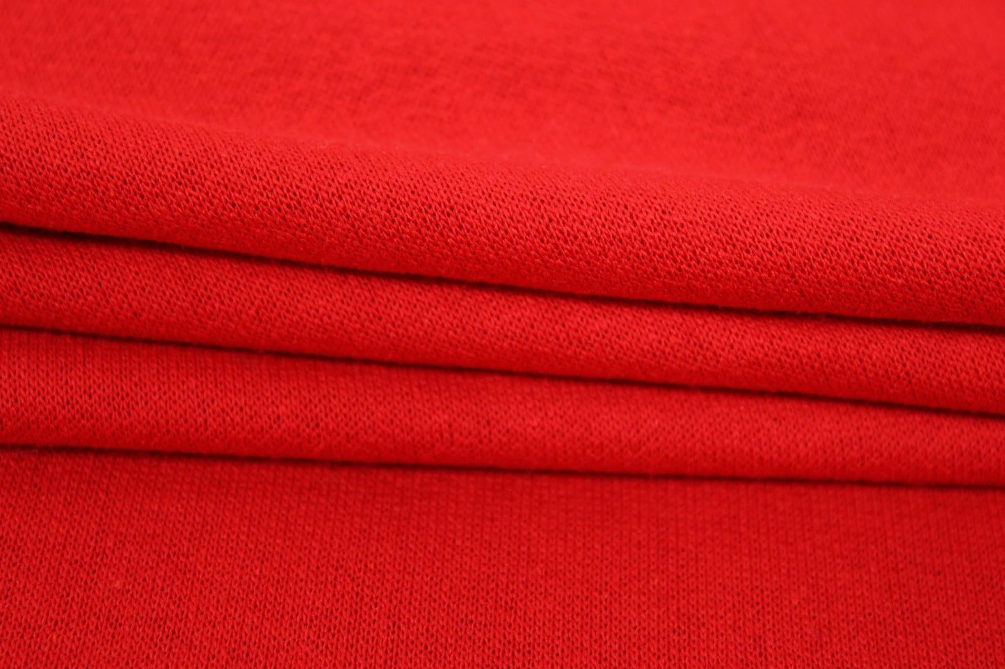 Tissu molleton fin - rouge - photo 2/4 | So Tissus