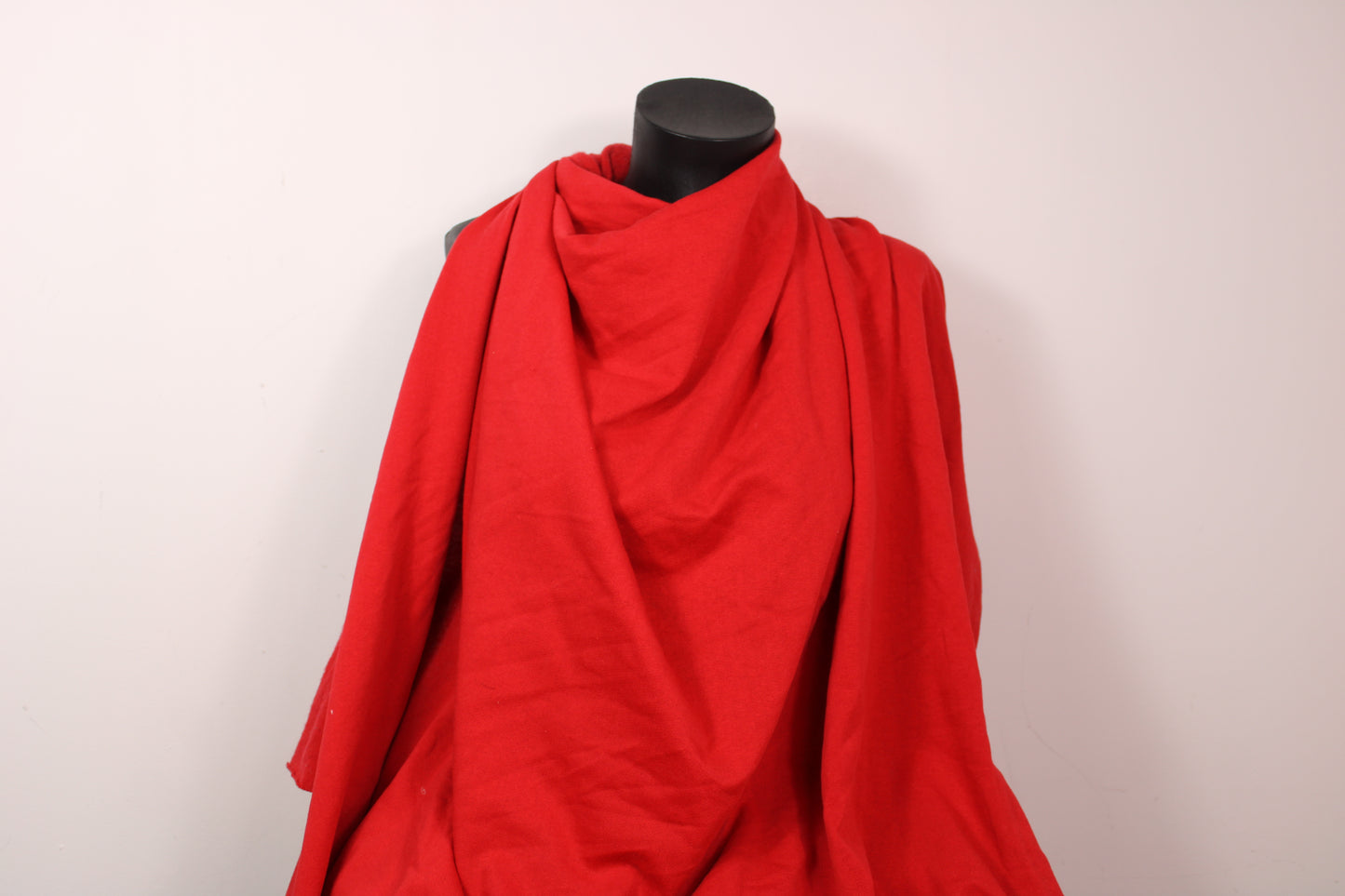 Tissu molleton fin - rouge - photo 4/4 | So Tissus