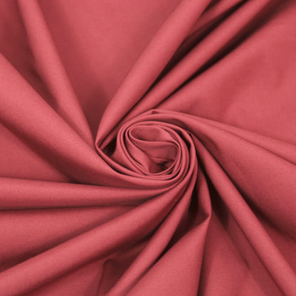 Tissu popeline coton premium - rouge bourgogne - photo 1/4 | So Tissus