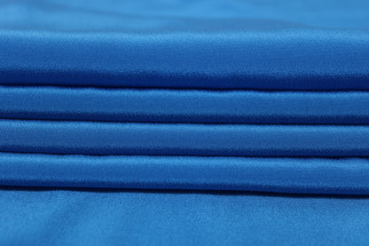 Tissu crêpe de chine 100% soie - bleu azur - photo 2/4 | So Tissus