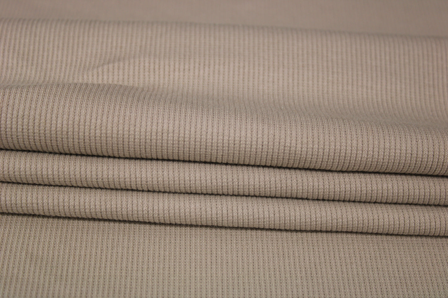 Tissu maille coton côtelé stretch - ecru - photo 2/4 | So Tissus