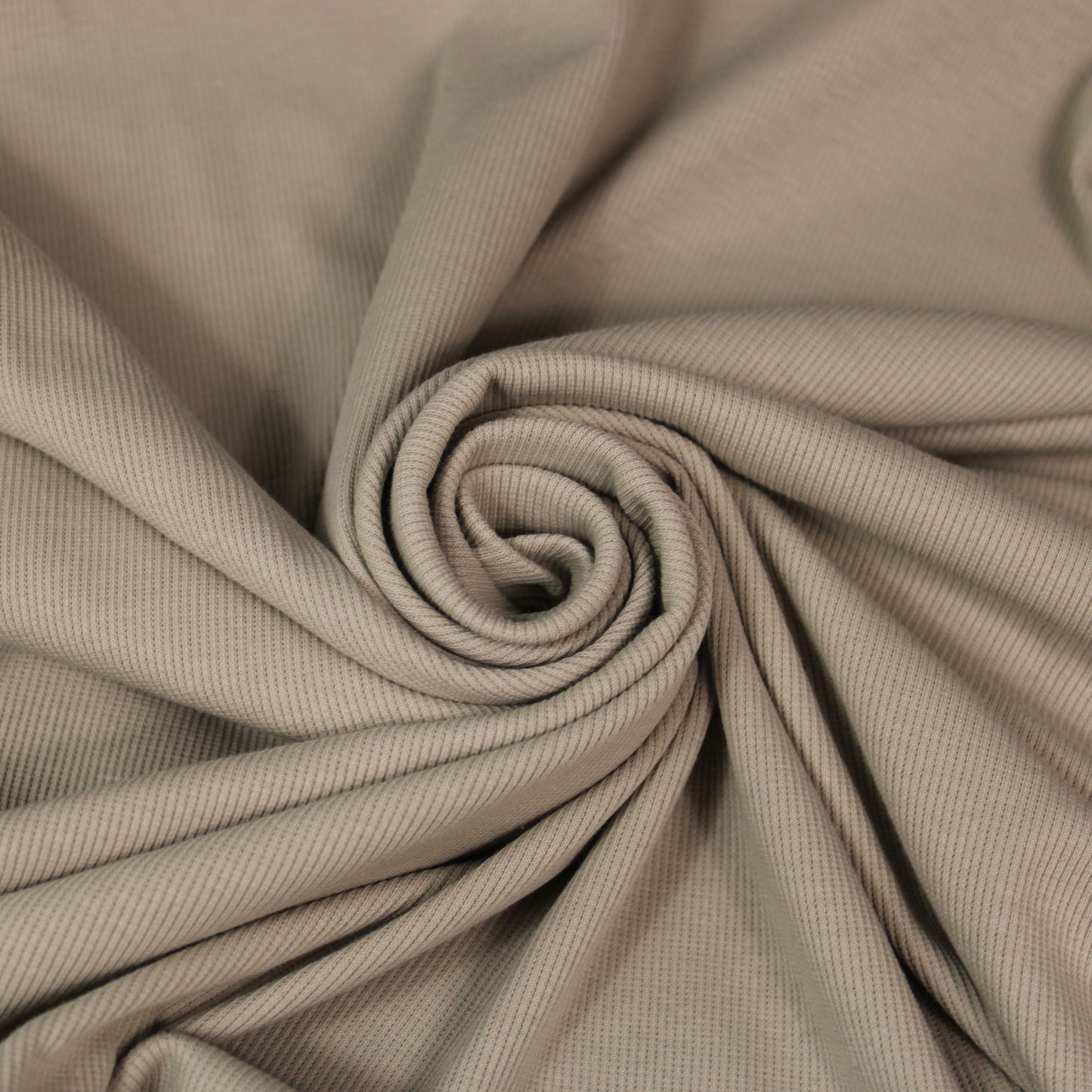 Tissu maille coton côtelé stretch - ecru - photo 1/4 | So Tissus
