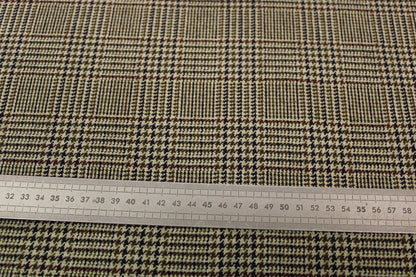 Tissu laine - prince de galles - ton kaki - photo 5/5 | So Tissus