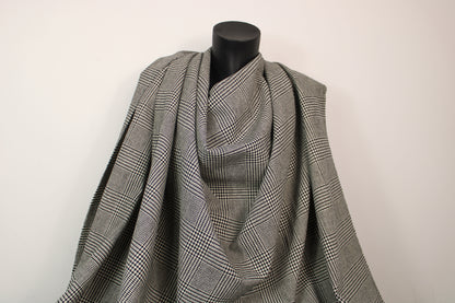 Tissu laine - prince de galles - noir et blanc - photo 4/5 | So Tissus