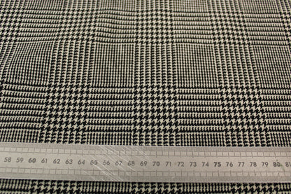 Tissu laine - prince de galles - noir et blanc - photo 5/5 | So Tissus