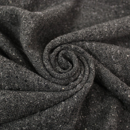 Tissu tweed de laine moucheté - gris chiné - photo 1/4 | So Tissus