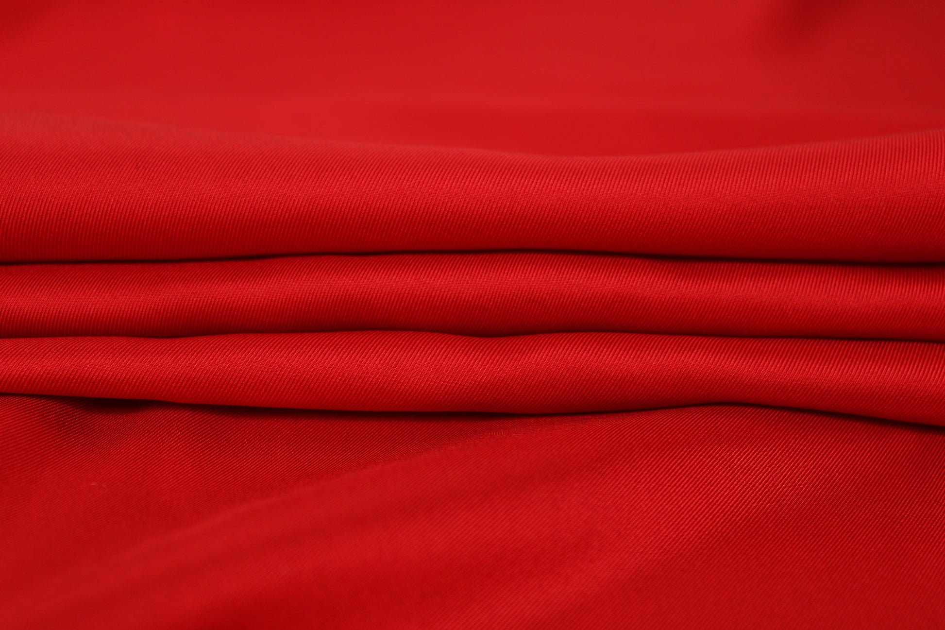 Tissu twill de soie - rouge - photo 2/4 | So Tissus