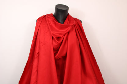 Tissu twill de soie - rouge - photo 4/4 | So Tissus