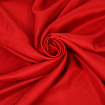 Tissu twill de soie - rouge