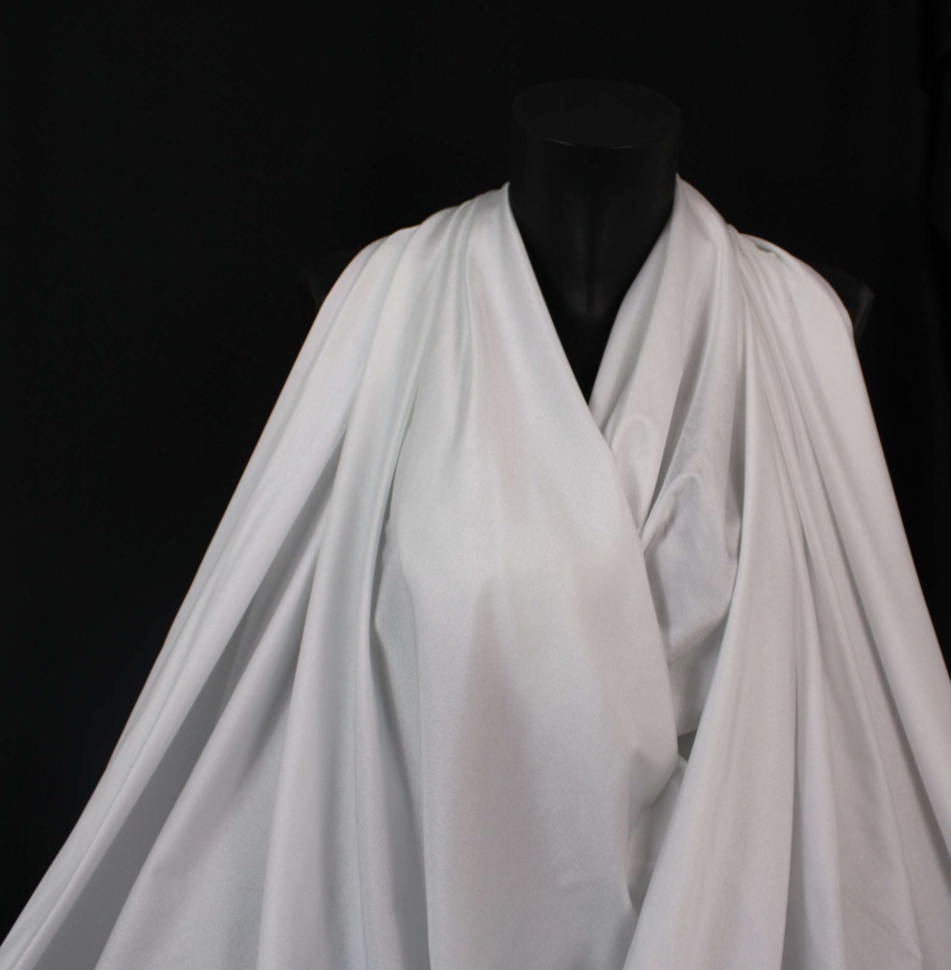 Tissu maille maillot de bain - blanc - photo 3/3 | So Tissus