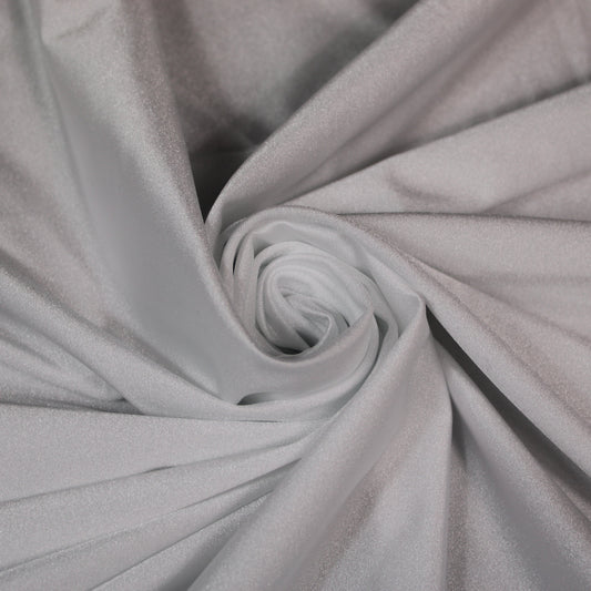 Tissu maille maillot de bain - blanc - photo 1/3 | So Tissus