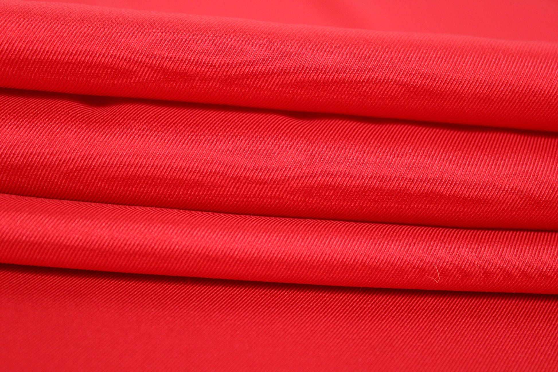 Tissu twill de soie stretch - rouge - photo 2/4 | So Tissus