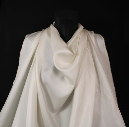 Tissu twill de soie - ivoire - photo 4/4 | So Tissus