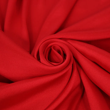 Tissu twill de soie stretch - rouge