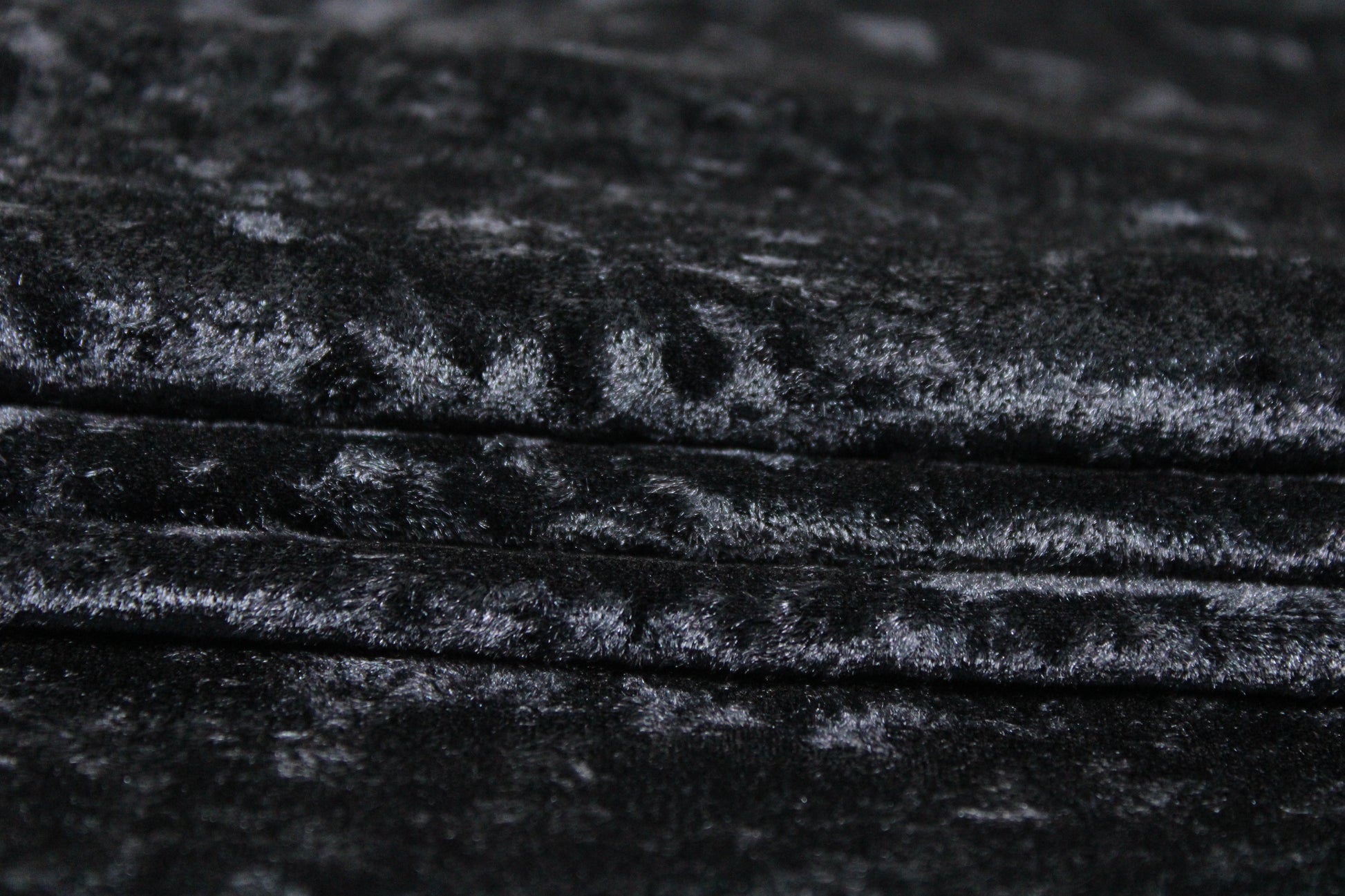 Tissu maille velours frappé - bleu marine foncé - photo 2/4 | So Tissus
