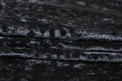 Tissu maille velours frappé - bleu marine foncé - photo 2/4 | So Tissus