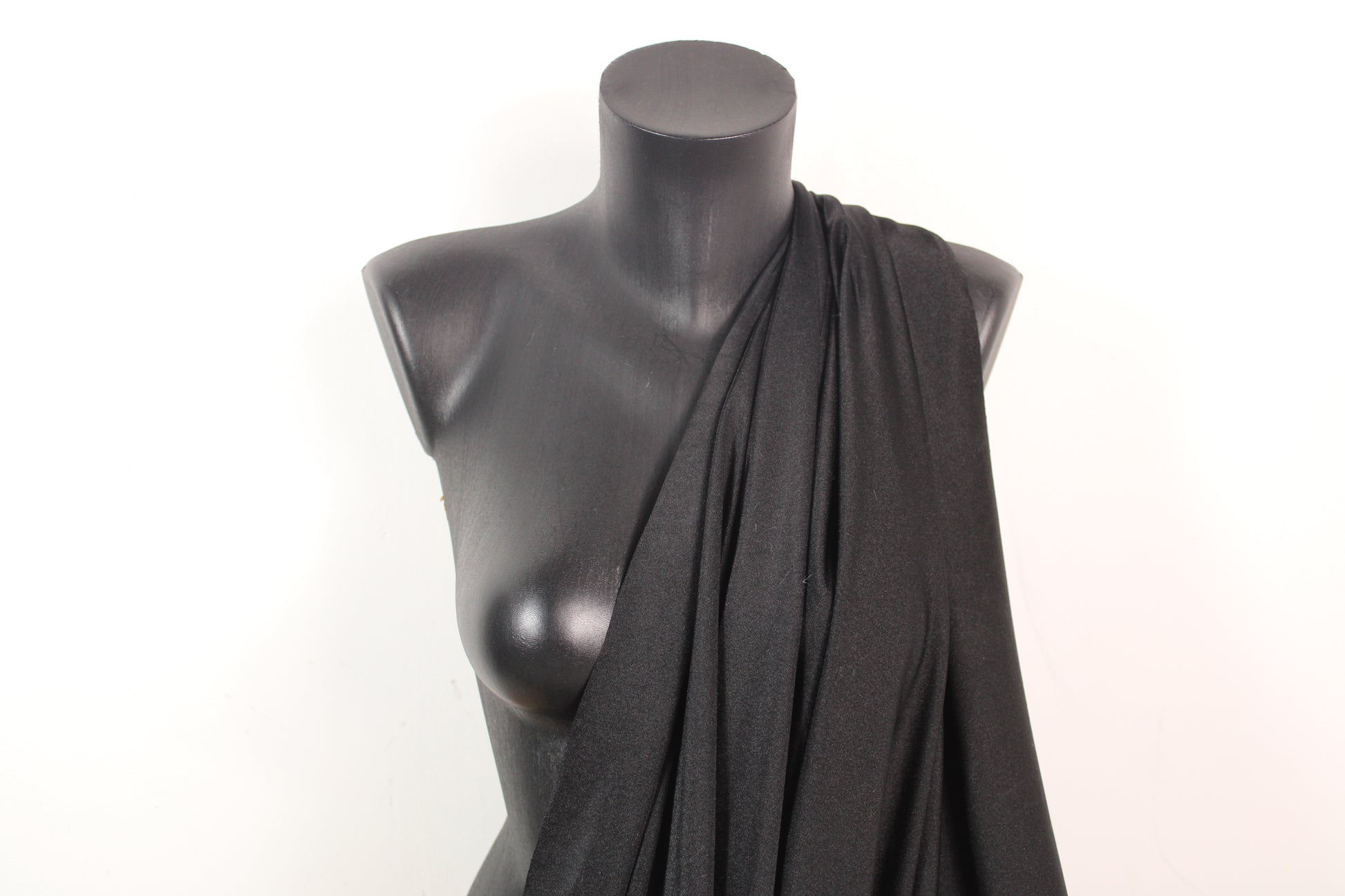 Tissu maille maillot de bain - noir - photo 3/4 | So Tissus