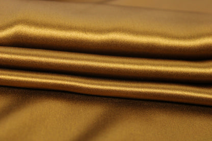 Tissu satin de soie - cognac - photo 2/4 | So Tissus