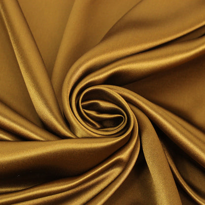 Tissu satin de soie - cognac - photo 1/4 | So Tissus
