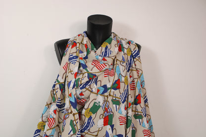 Tissu viscose - imprimé drapeau - multicolore - photo 3/4 | So Tissus