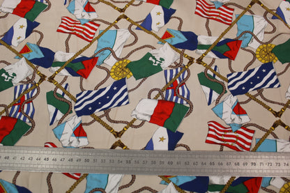 Tissu viscose - imprimé drapeau - multicolore - photo 4/4 | So Tissus