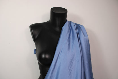 Tissu satin de viscose - bleu pastel - photo 3/4 | So Tissus