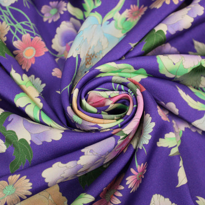 Tissu twill - imprimé fleuri - multicolore - photo 1/5 | So Tissus