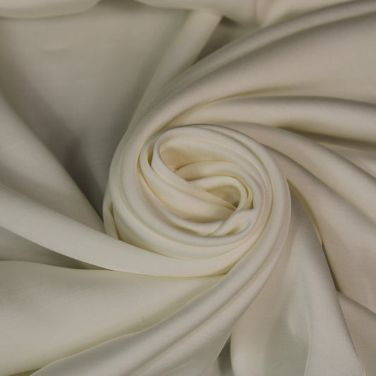 Tissu satin de viscose - blanc - photo 1/4 | So Tissus