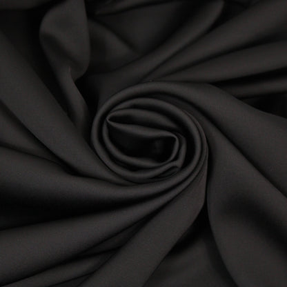 Tissu satin de viscose - noir - photo 1/4 | So Tissus