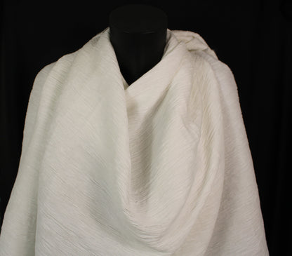 Tissu crêpon  - blanc - photo 4/4 | So Tissus