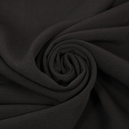 Tissu crêpe lourd texture - noir - photo 1/4 | So Tissus