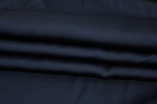 Tissu satin de viscose - bleu nuit - photo 2/4 | So Tissus