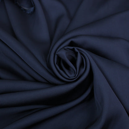 Tissu satin de viscose - bleu nuit - photo 1/4 | So Tissus