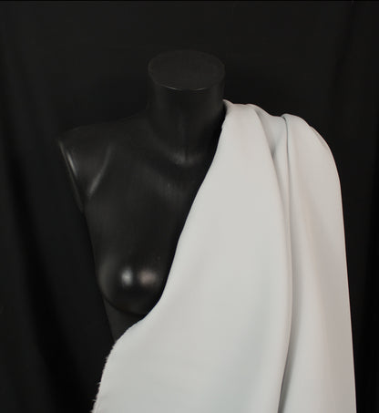 Tissu crêpe twill lourd - gris perle - photo 3/4 | So Tissus
