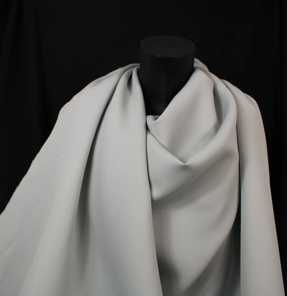 Tissu crêpe twill lourd - gris perle - photo 4/4 | So Tissus