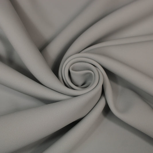 Tissu crêpe twill lourd - gris perle - photo 1/4 | So Tissus