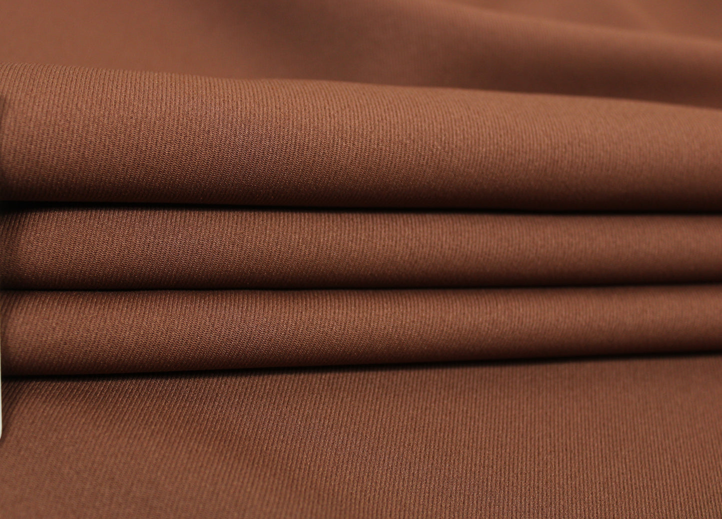 Tissu crêpe twill lourd - marron chocolat - photo 2/4 | So Tissus