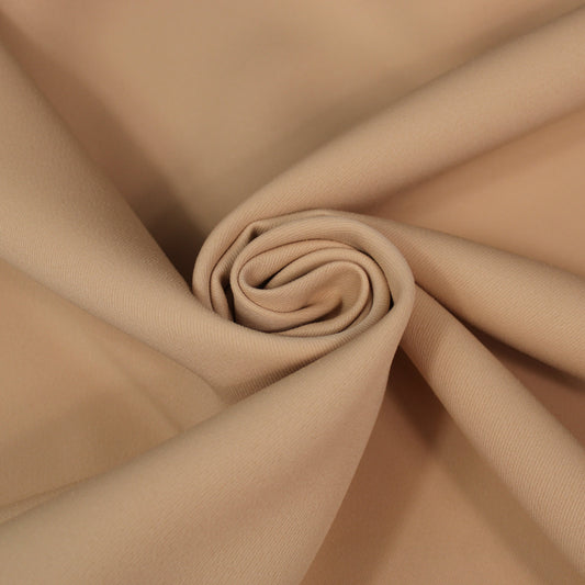 Tissu crêpe twill lourd - nude - photo 1/4 | So Tissus