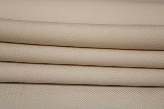 Tissu laine froide stretch - écru - photo 2/4 | So Tissus