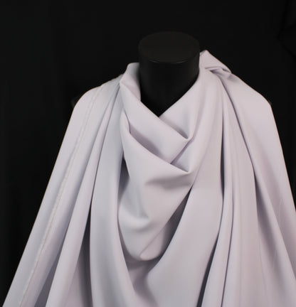 Tissu crepe stretch - gris perle clair - photo 3/4 | So Tissus