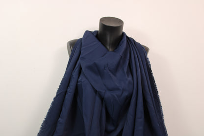 Tissu twill viscose - bleu marine - photo 4/4 | So Tissus
