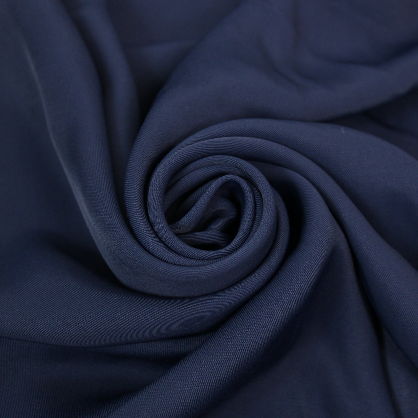 Tissu twill viscose - bleu marine - photo 1/4 | So Tissus